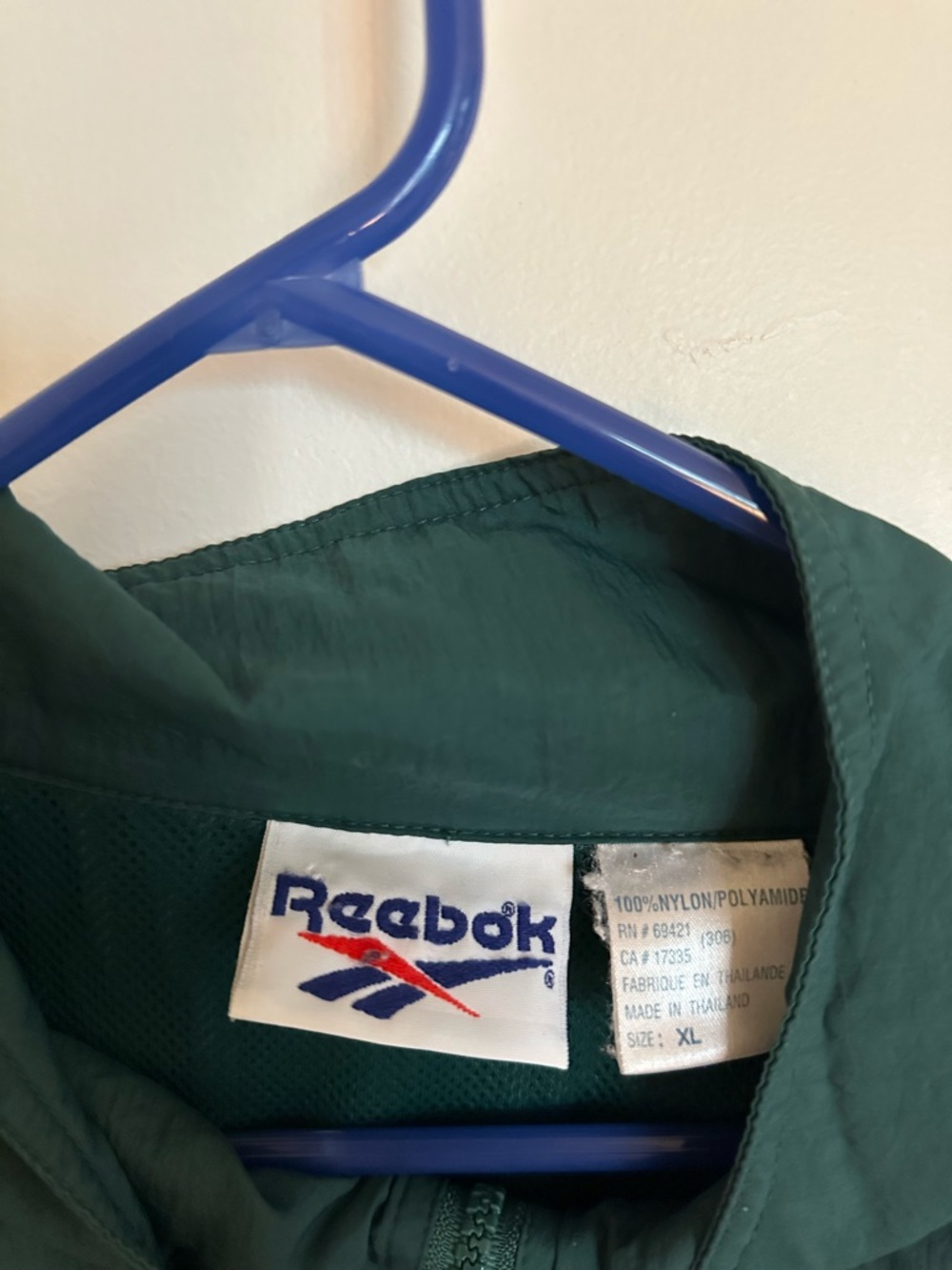 VINTAGE Michigan State Basketball Reebok Jacket - Picture 3 of 5